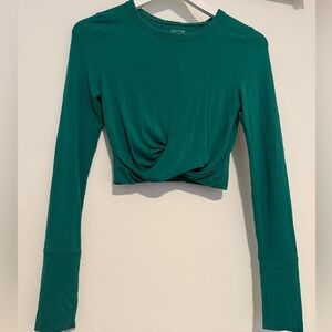 Aerie Top in Emerald Green